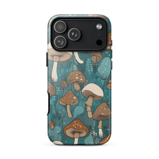 Teal Toadstool on a Tough Case for iPhone®