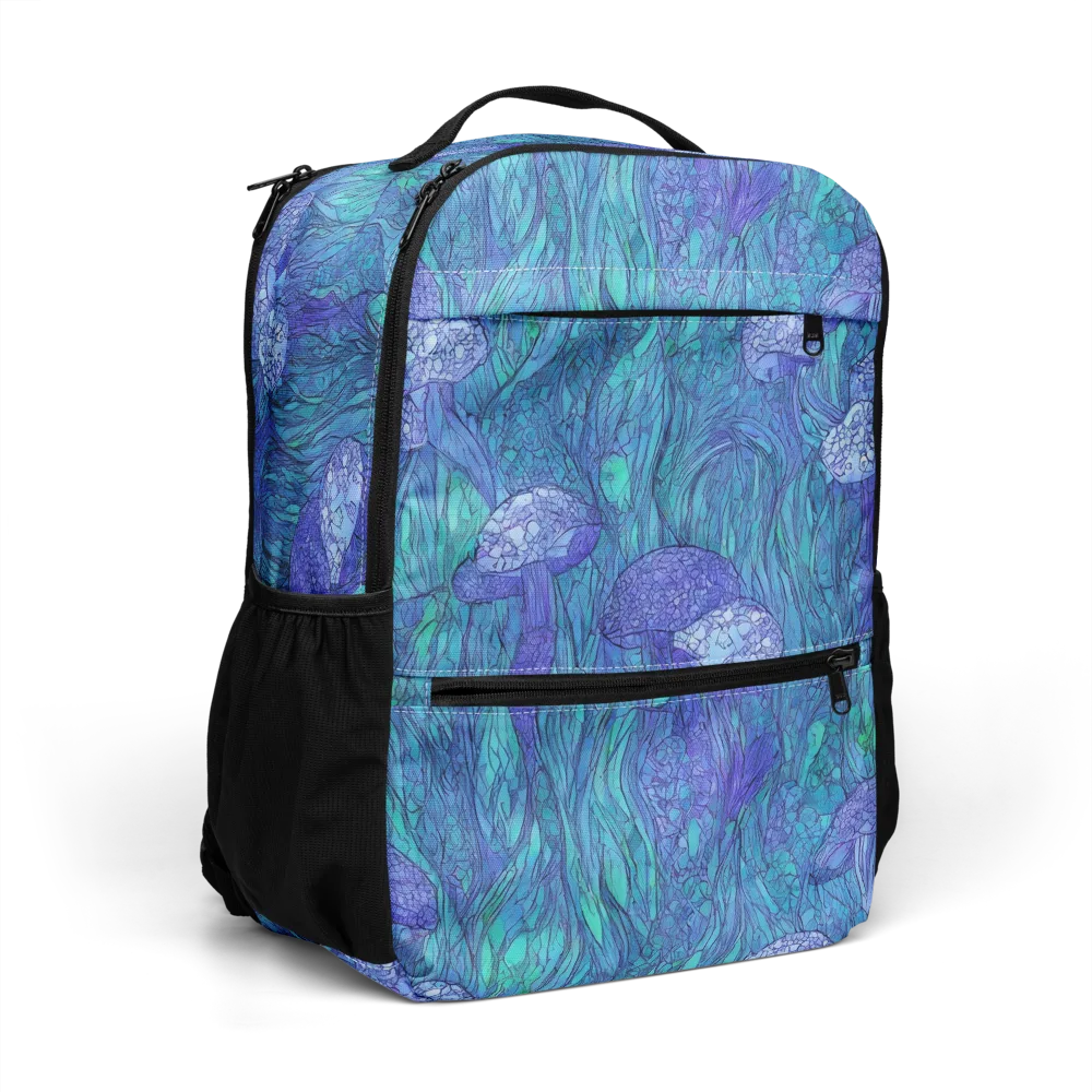Mooncap Meadow on Utility Backpack — Right Front