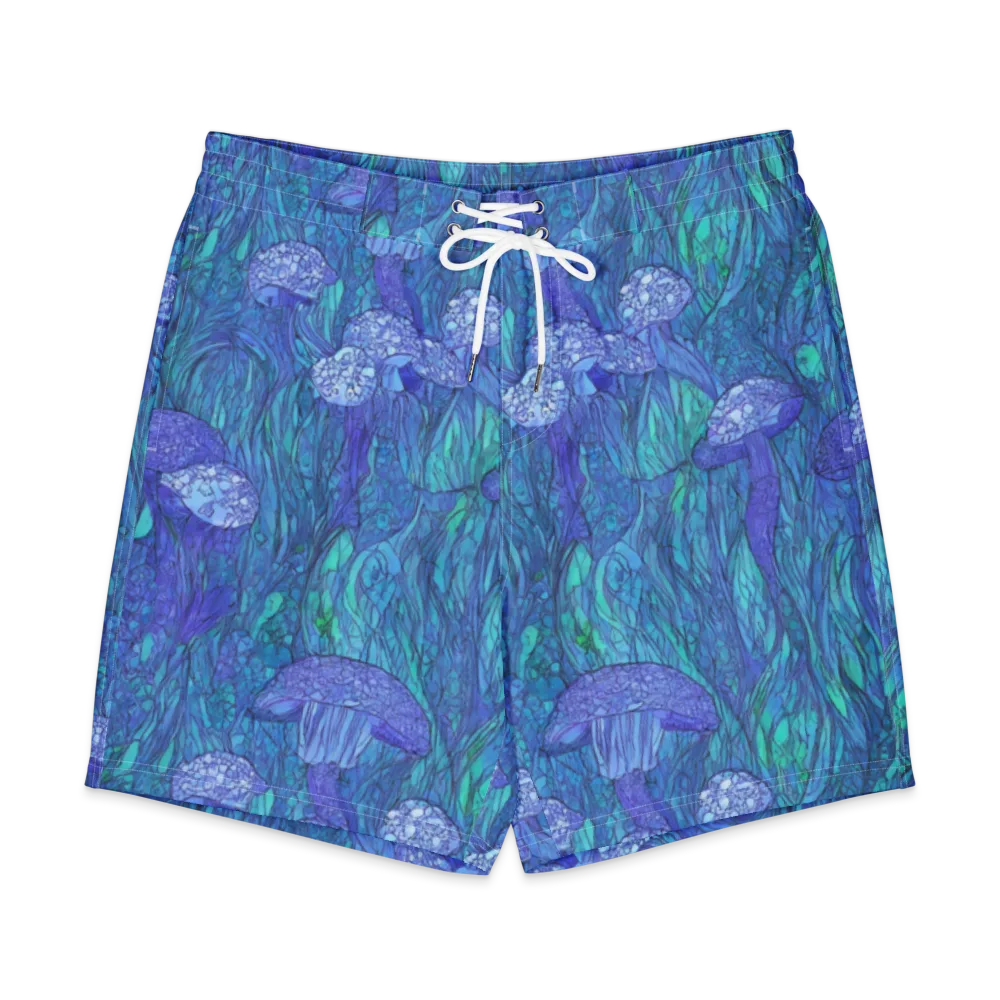 Mooncap Meadow on Men's Board Shorts — Front