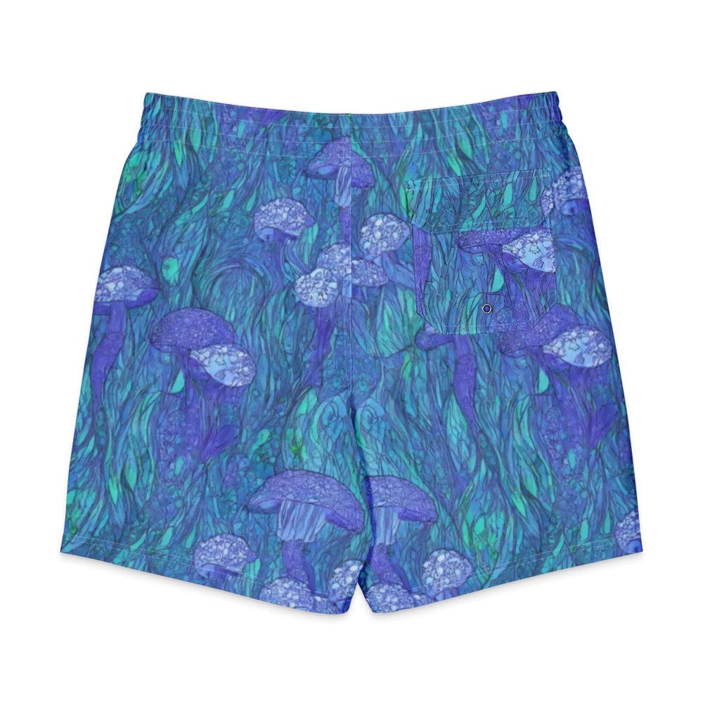 Mooncap Meadow on Men's Board Shorts — Back