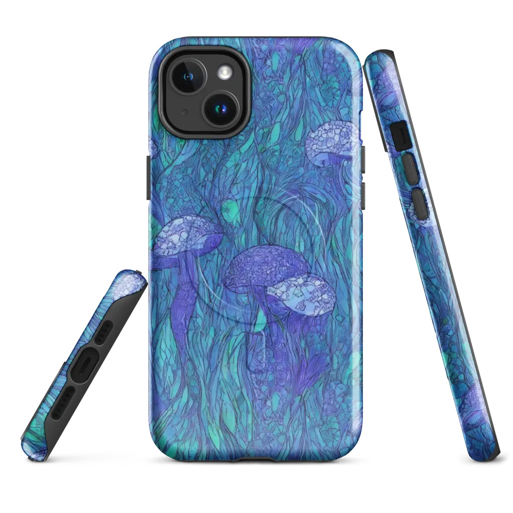 Mooncap Meadow on MagSafe Tough Case for iPhone® — Front