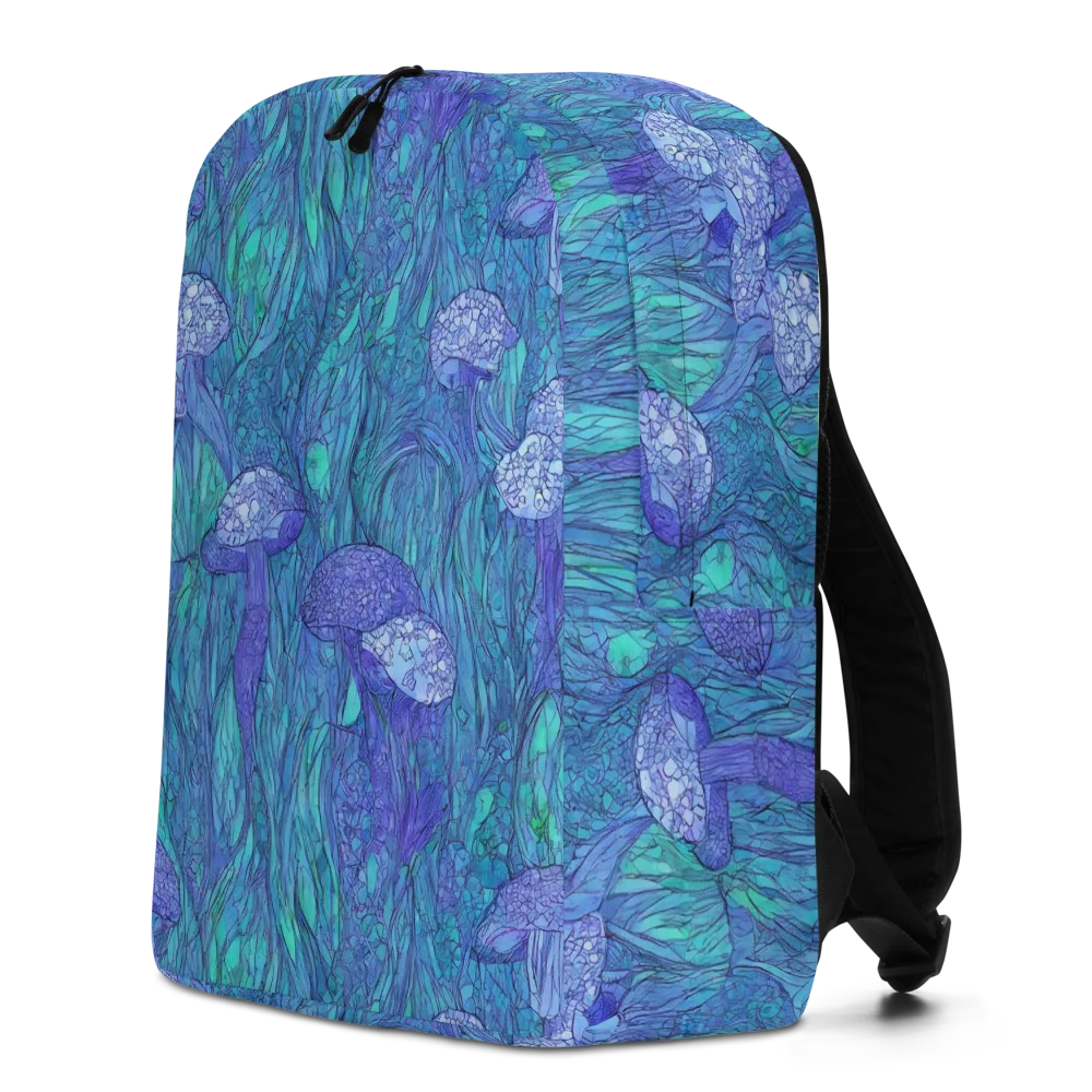 Mooncap Meadow on Minimalist Backpack — Left