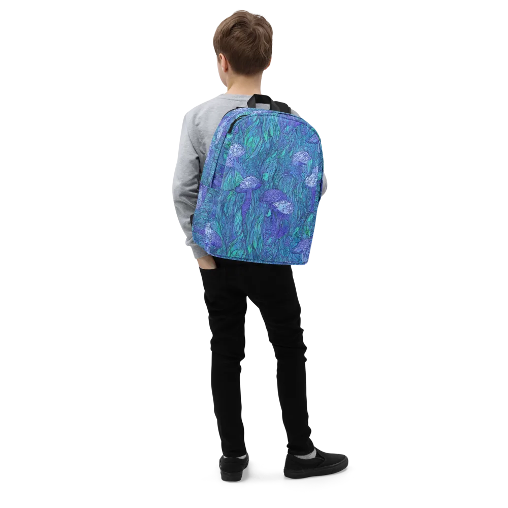 Mooncap Meadow on Minimalist Backpack — Right Front
