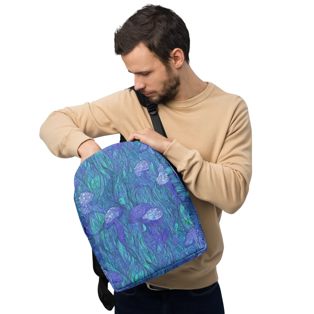 Mooncap Meadow on Minimalist Backpack — Front