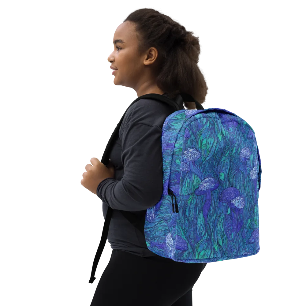 Mooncap Meadow on Minimalist Backpack — Right Front