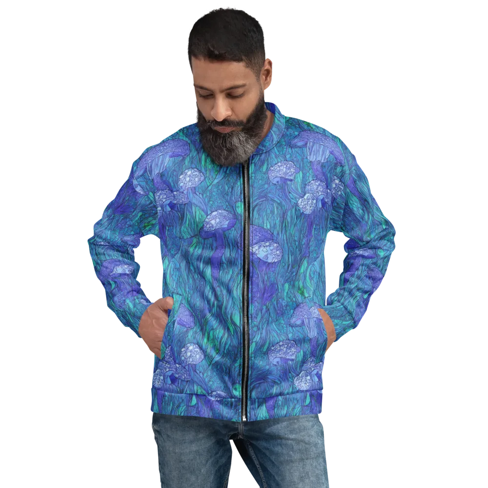 Mooncap Meadow on Bomber Jacket — Front