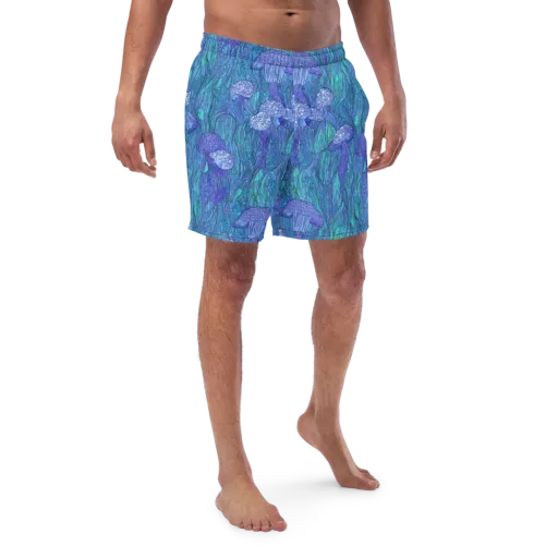 Mooncap Meadow on a Swim Trunks