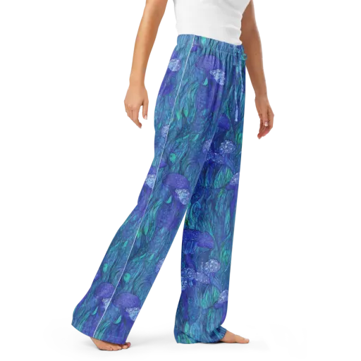 Mooncap Meadow on a Women's Pajama Pants