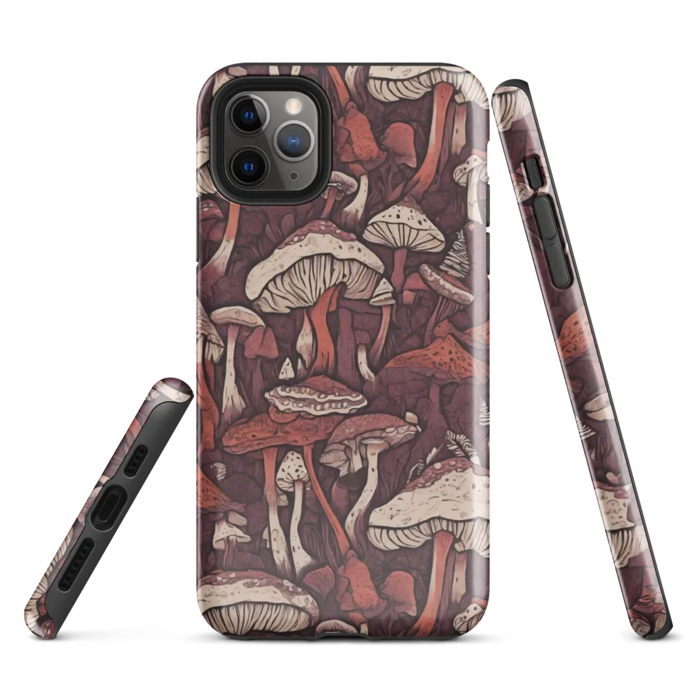 Crimson Mycelium on Tough Case for iPhone® — Front
