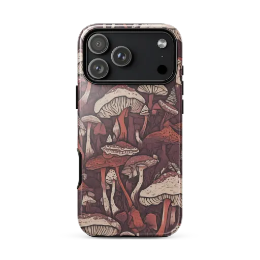 Crimson Mycelium on a Tough Case for iPhone®