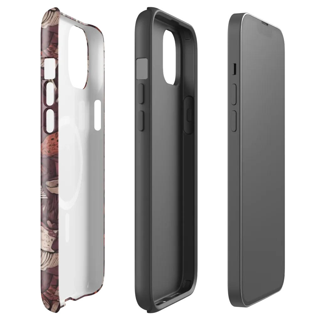 Crimson Mycelium on MagSafe Tough Case for iPhone® — Front