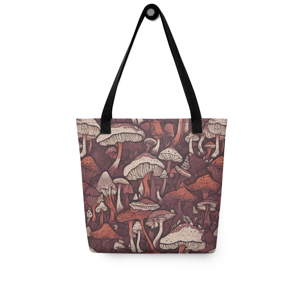 Crimson Mycelium on Tote Bag — Front