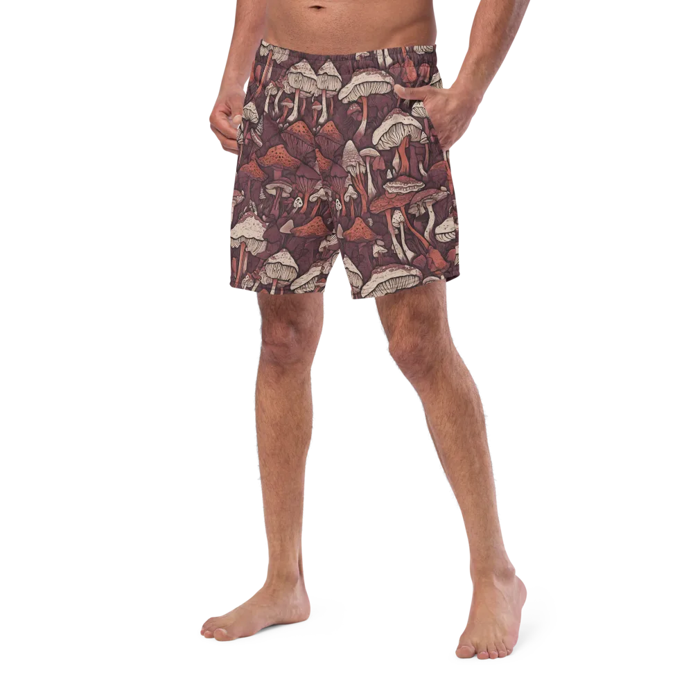 Crimson Mycelium on Swim Trunks — Left Front