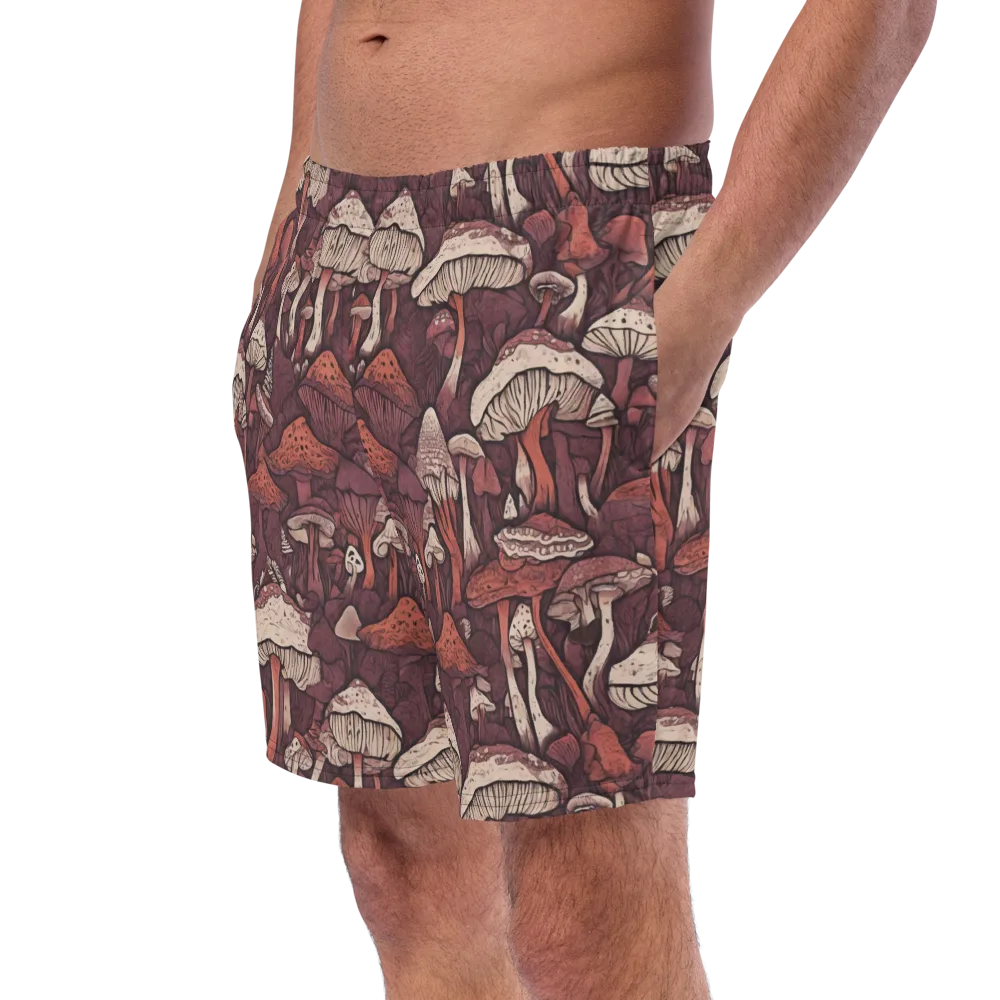 Crimson Mycelium on Swim Trunks — Left Front
