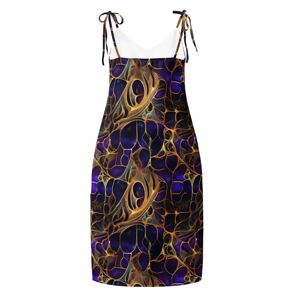 Aurum Nebula on Slip Dress — Back