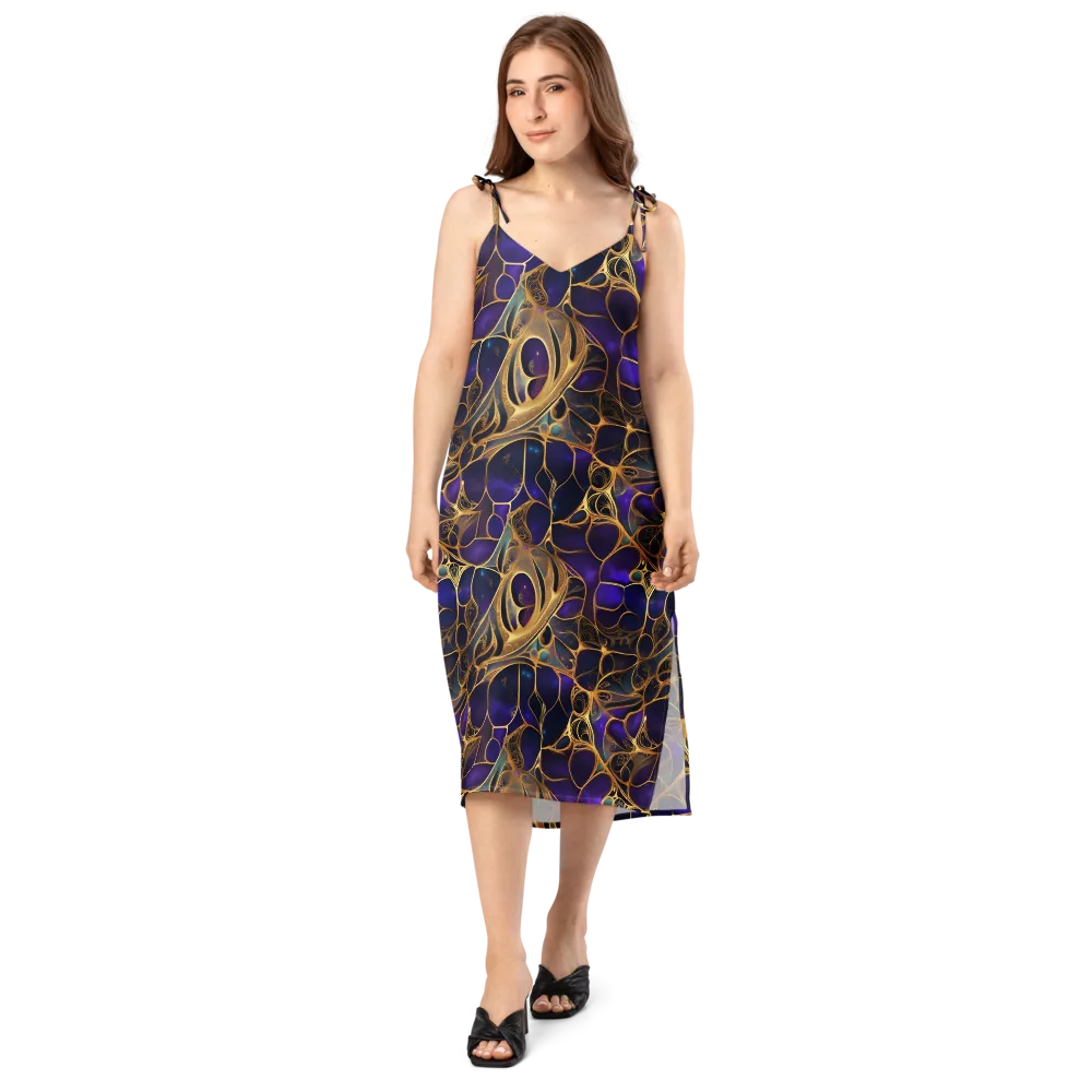 Aurum Nebula on Slip Dress — Front