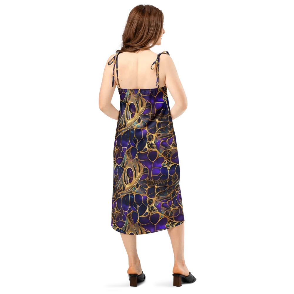 Aurum Nebula on Slip Dress — Back