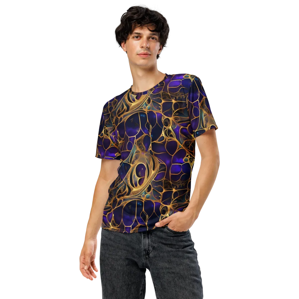 Aurum Nebula on Men's Crew Neck T-Shirt — Front