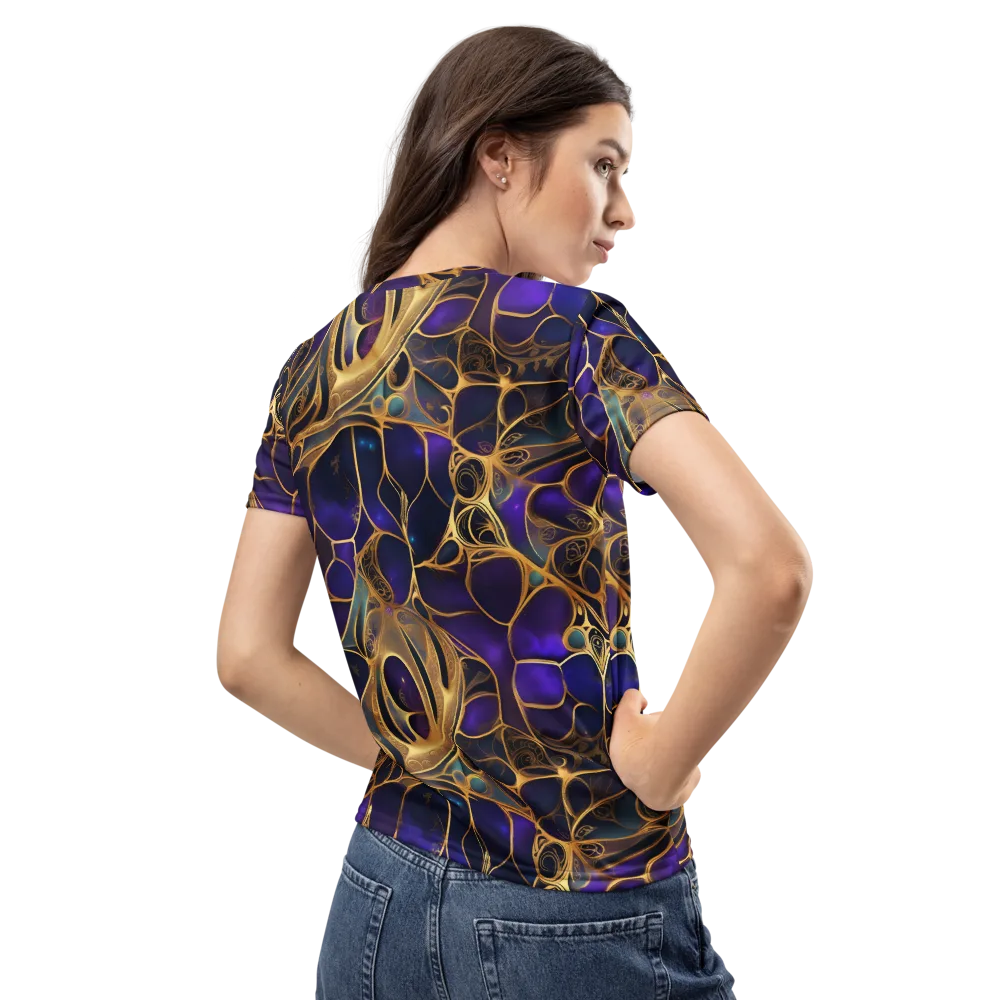 Aurum Nebula on Women's Crew Neck T-Shirt — Back