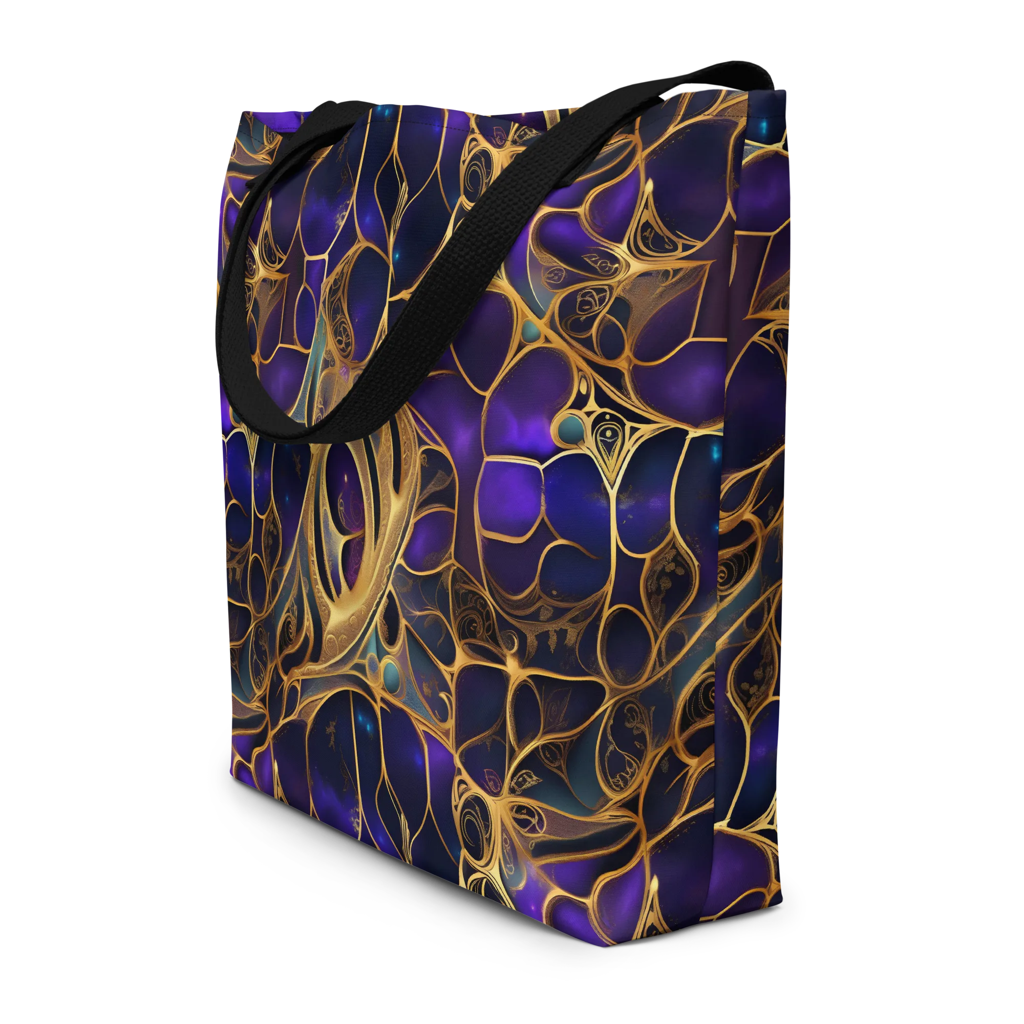 Aurum Nebula on Large Tote Bag W/ Pocket — Front