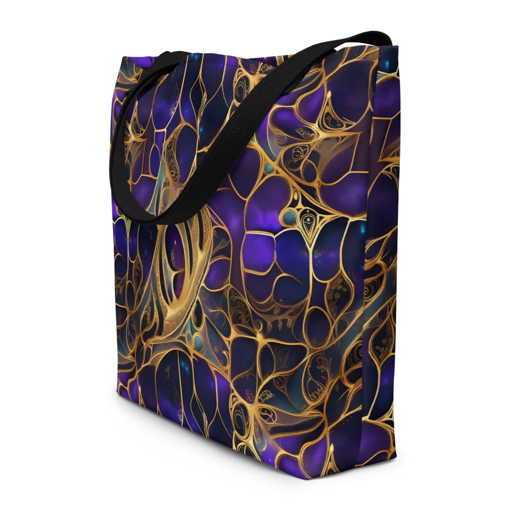 Aurum Nebula on Large Tote Bag W/ Pocket — Front