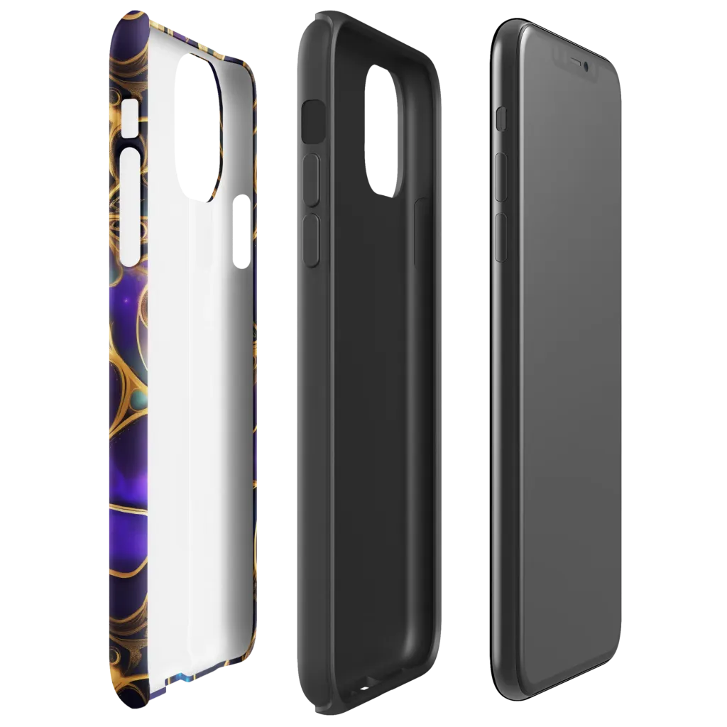 Aurum Nebula on Tough Case for iPhone® — Right