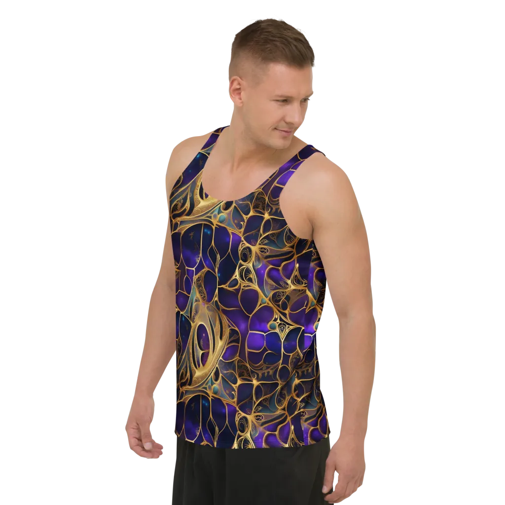 Aurum Nebula on Men's Tank Top — Left Front