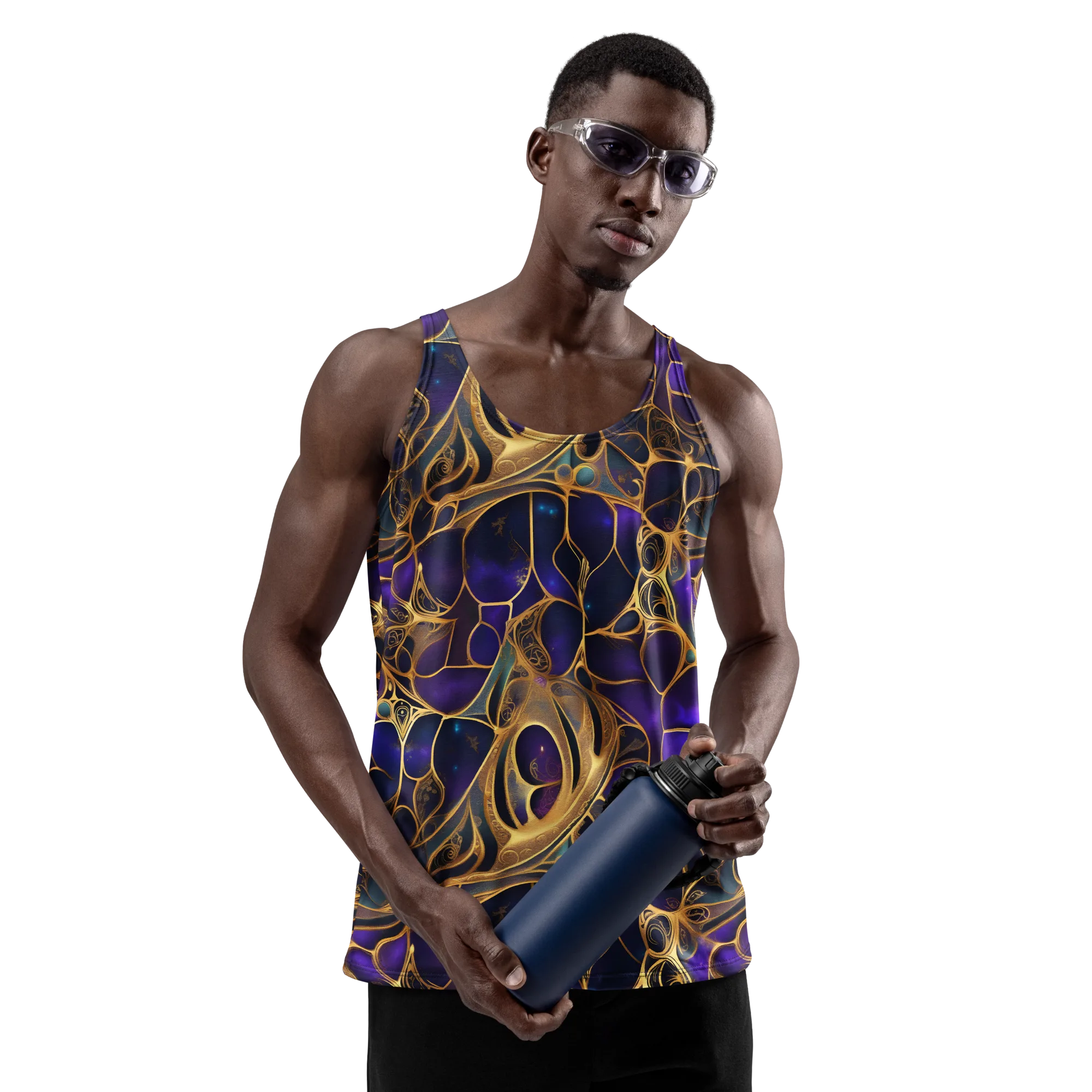 Aurum Nebula on Men's Tank Top — Front