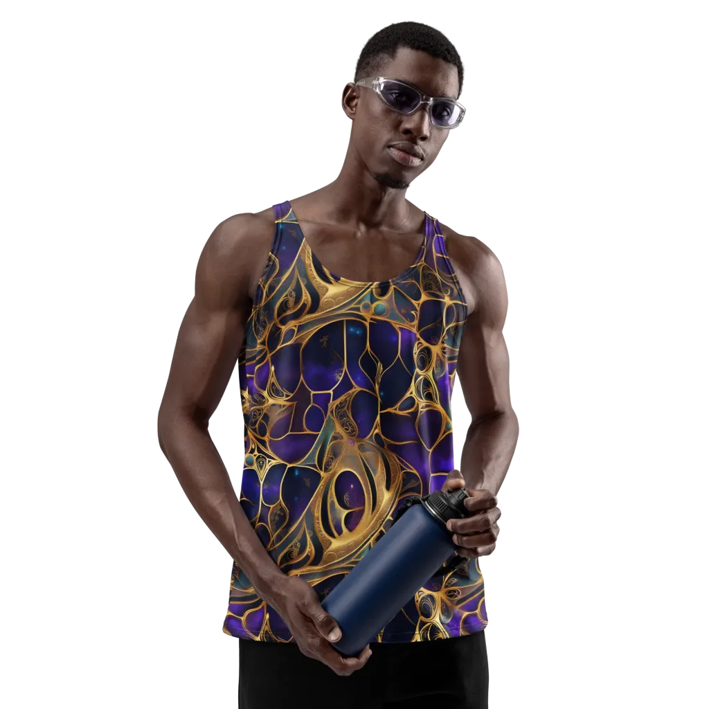 Aurum Nebula on Men's Tank Top — Front