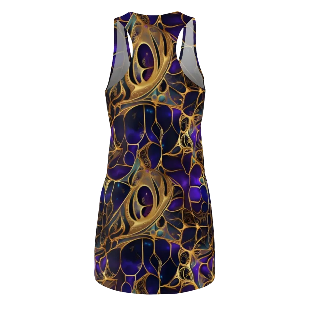 Aurum Nebula on Racerback Dress — Back