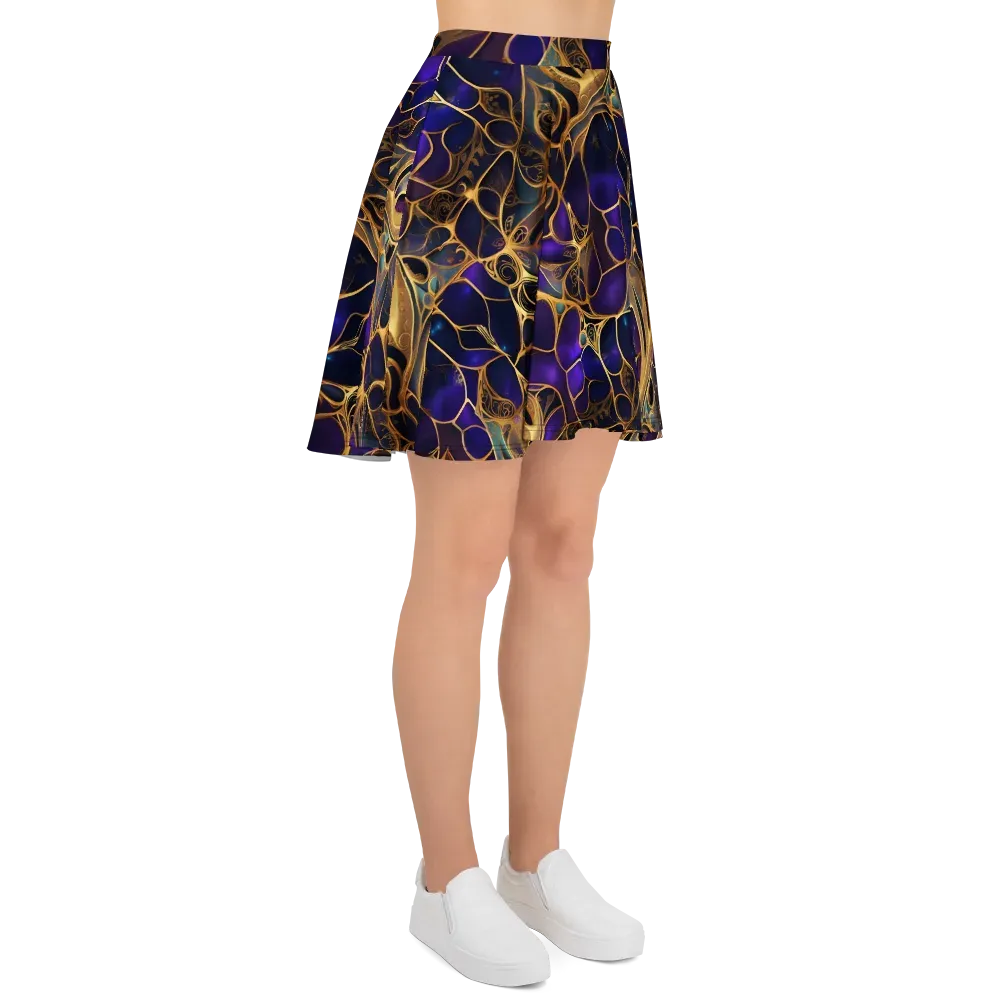 Aurum Nebula on Skater Skirt — Right