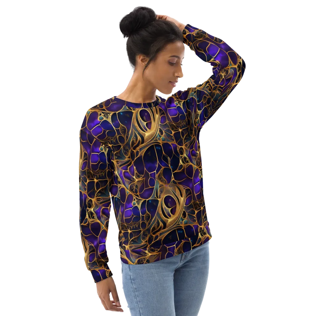 Aurum Nebula on Sweatshirt — Right Front