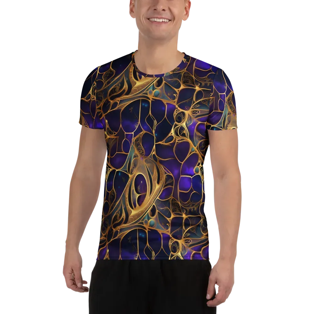 Aurum Nebula on Men's Athletic T-Shirt — Front