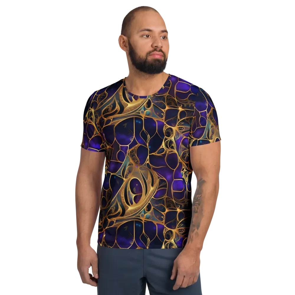 Aurum Nebula on Men's Athletic T-Shirt — Front