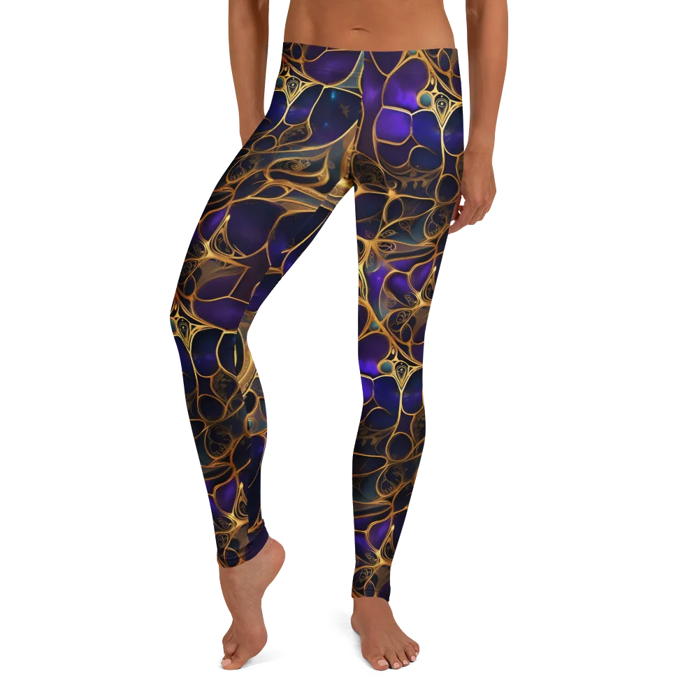 Aurum Nebula on Leggings — Front