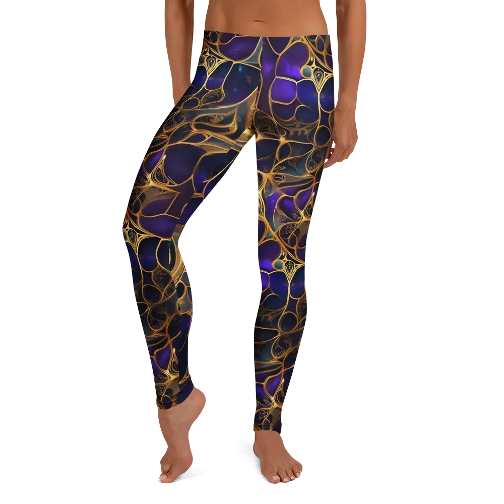 Aurum Nebula on Leggings — Front