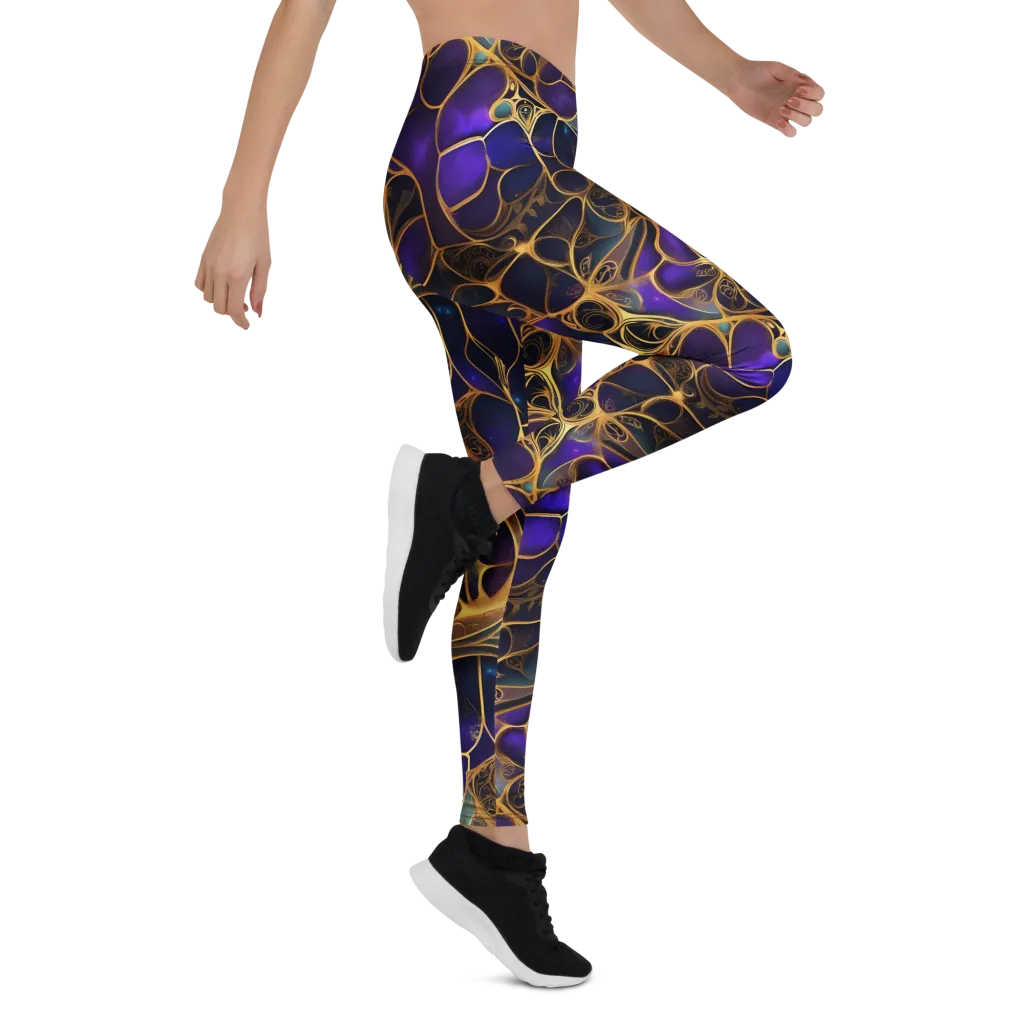 Aurum Nebula on Leggings — Right