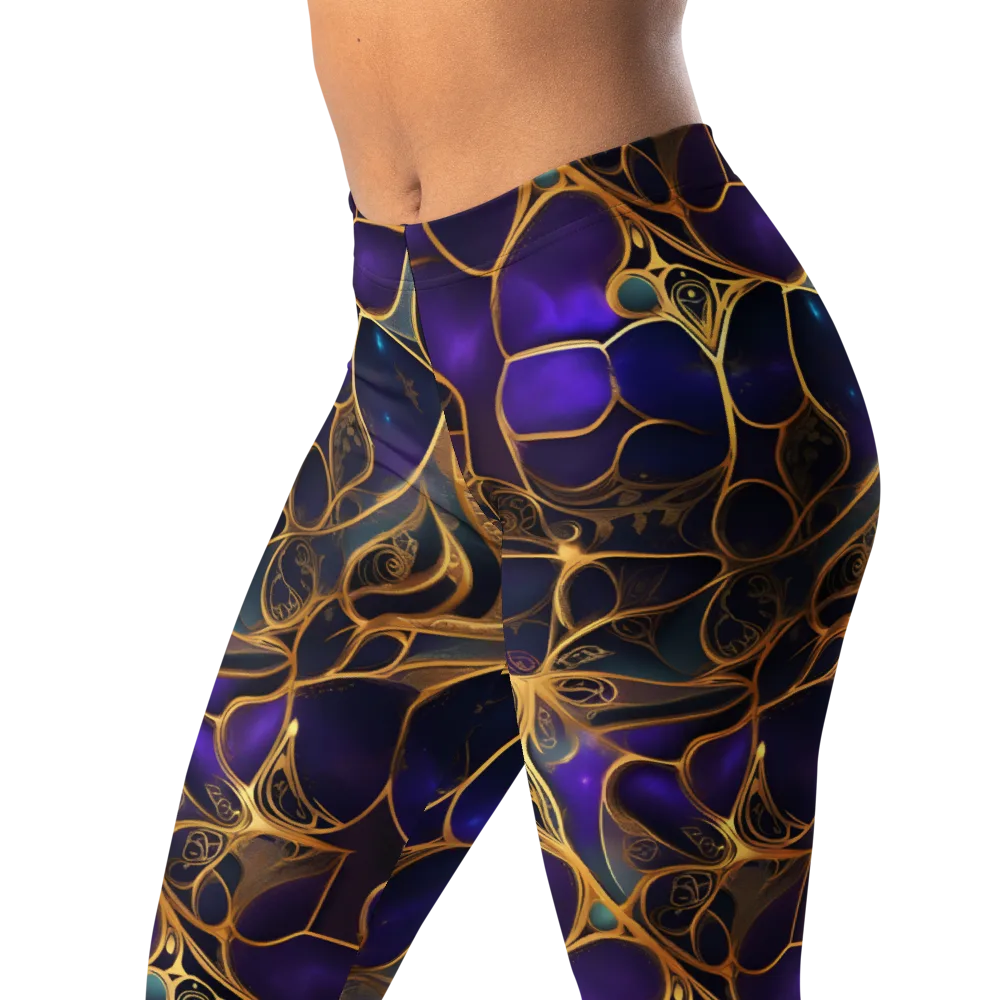 Aurum Nebula on Leggings — Left Front