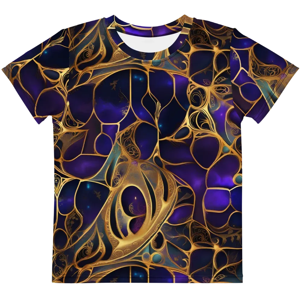 Aurum Nebula on Kids Crew Neck T-Shirt — Front