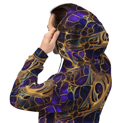 Aurum Nebula on a Hoodie