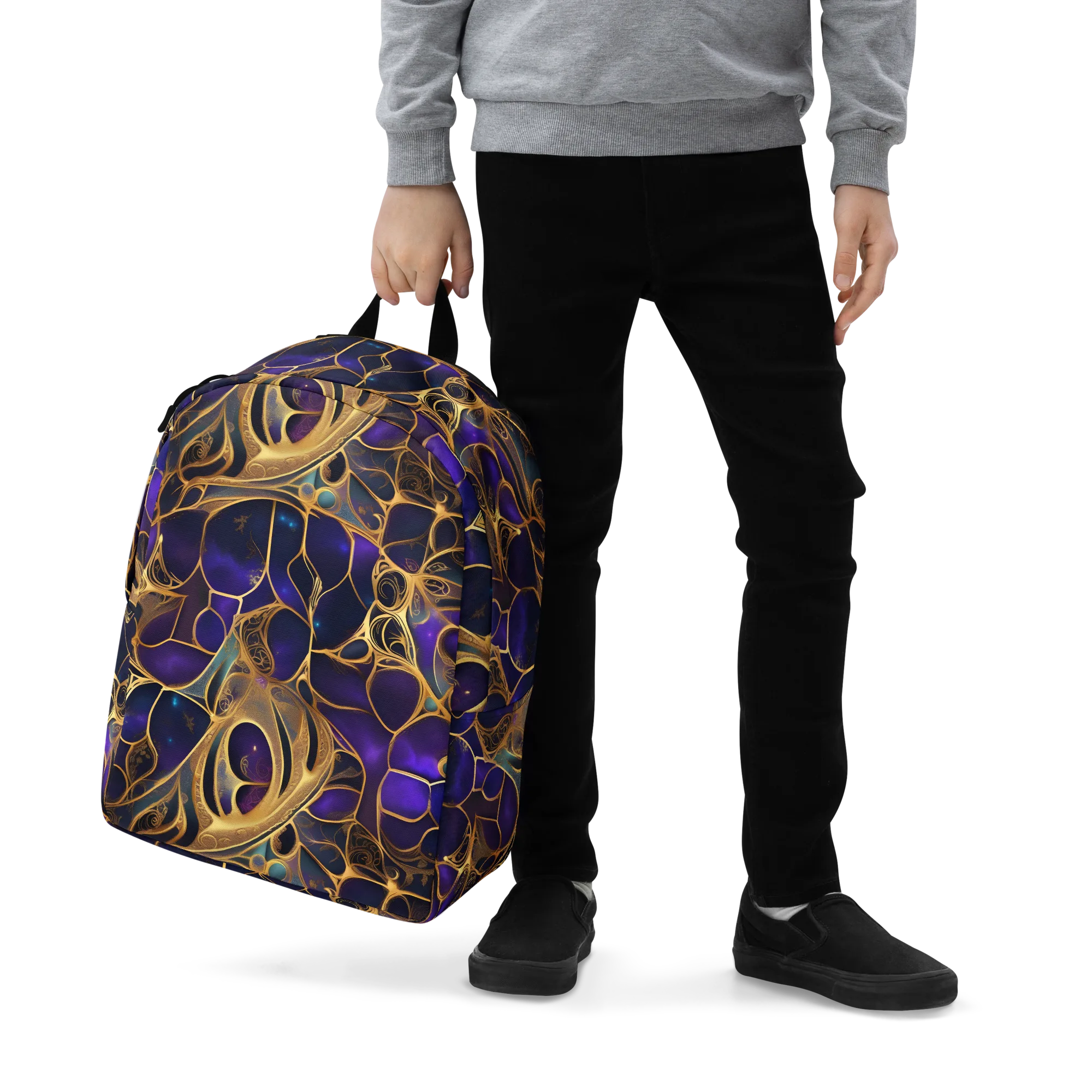 Aurum Nebula on Minimalist Backpack — Zoomed-in