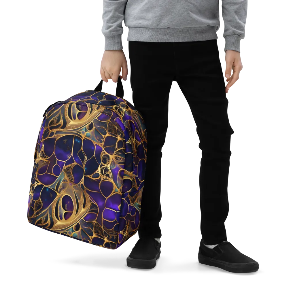 Aurum Nebula on Minimalist Backpack — Zoomed-in