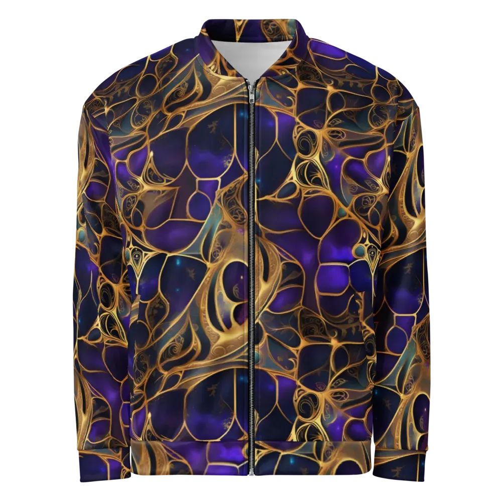 Aurum Nebula on Bomber Jacket — Front