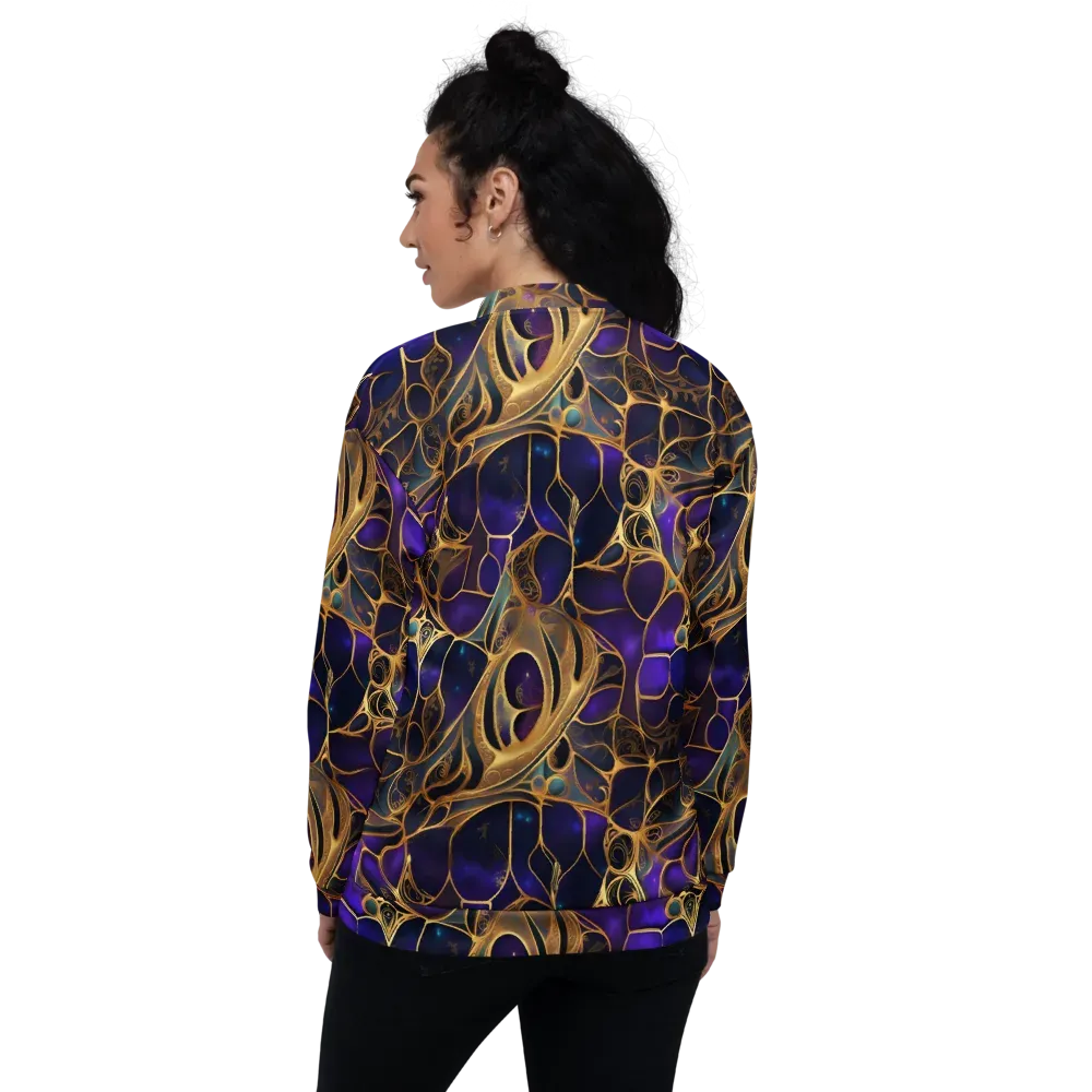 Aurum Nebula on Bomber Jacket — Back