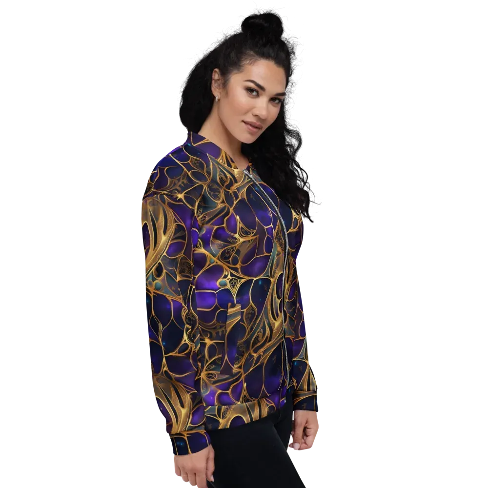 Aurum Nebula on Bomber Jacket — Right