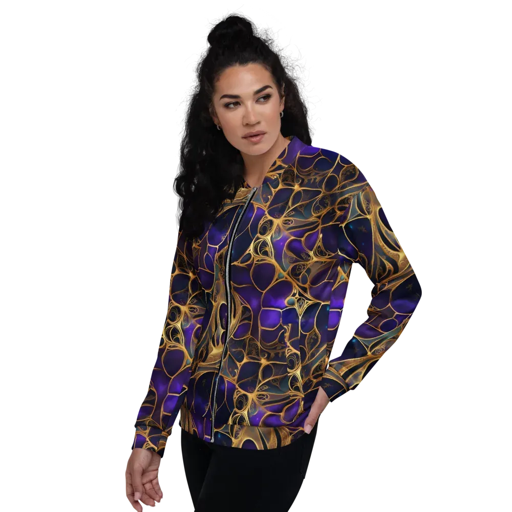 Aurum Nebula on Bomber Jacket — Left