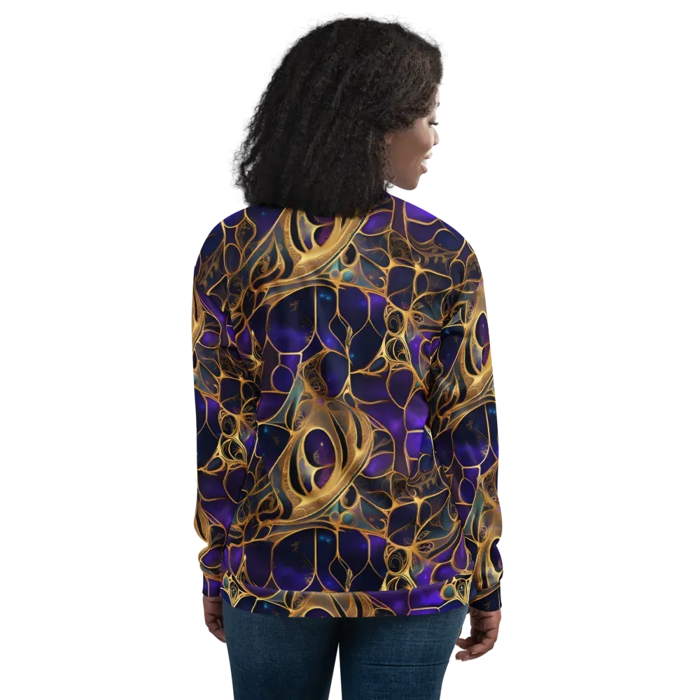 Aurum Nebula on Bomber Jacket — Back