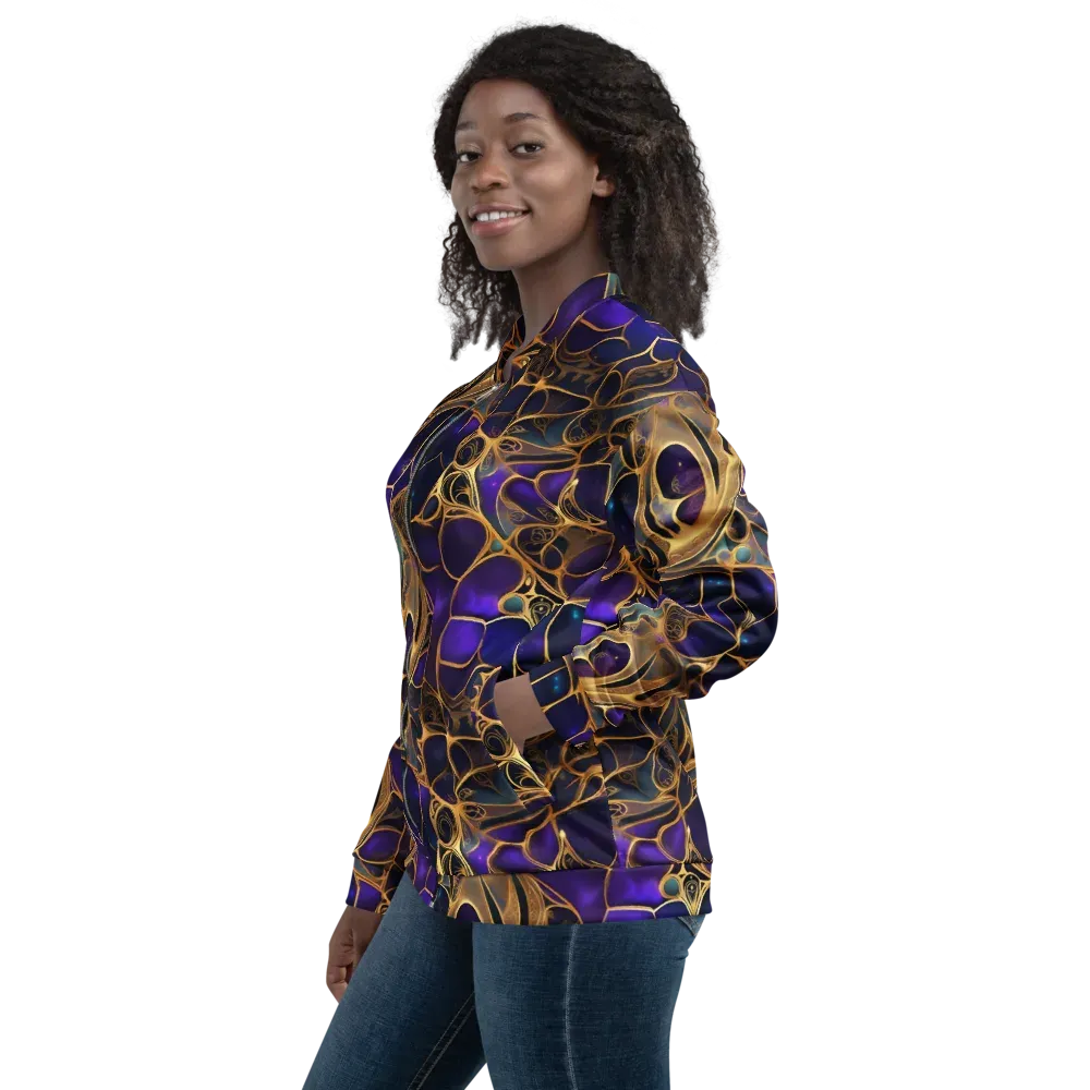 Aurum Nebula on Bomber Jacket — Left