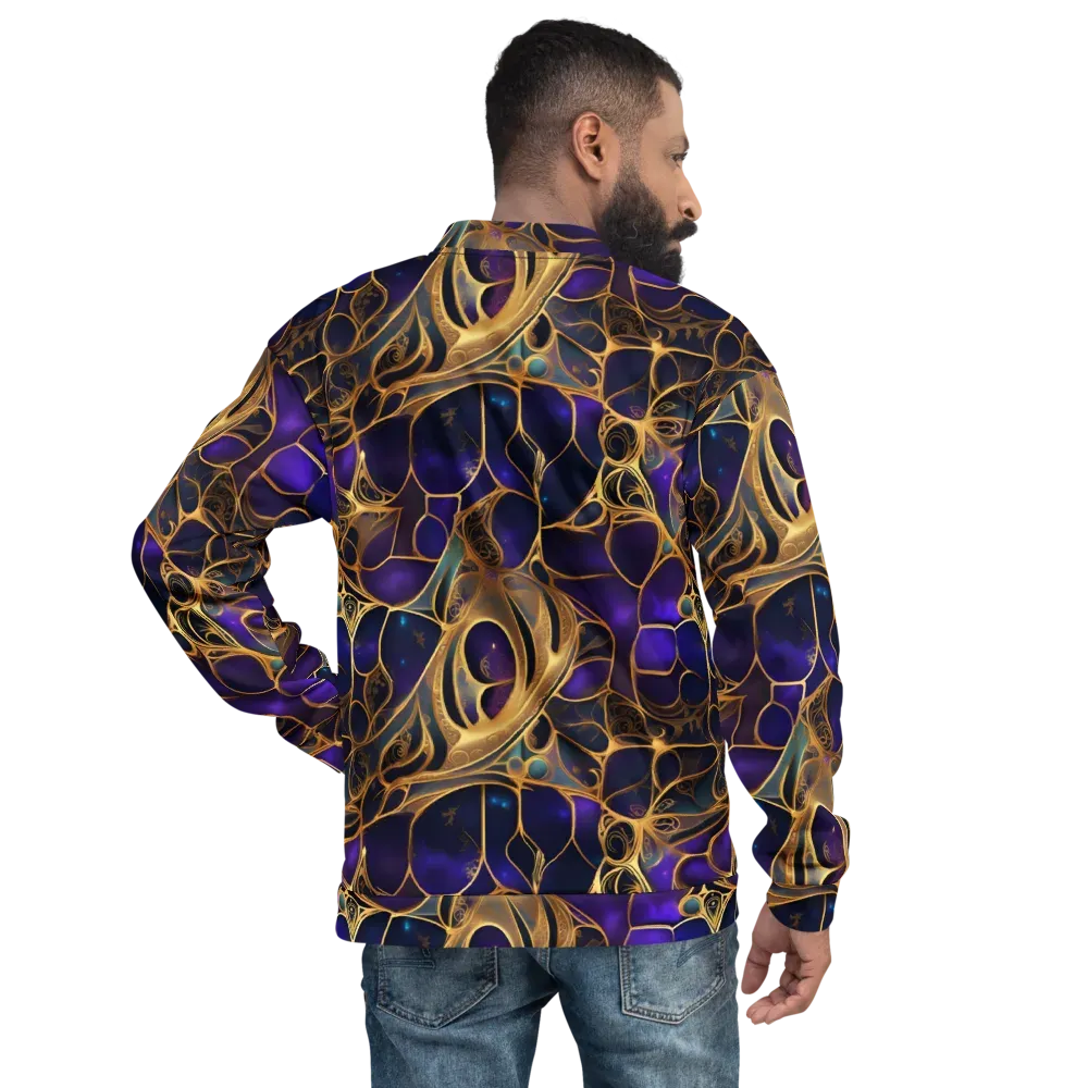 Aurum Nebula on Bomber Jacket — Back
