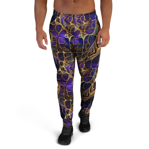 Aurum Nebula on a Men's Joggers